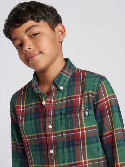 U.S. Polo Assn. Chemise à carreaux avec poche boutonnée