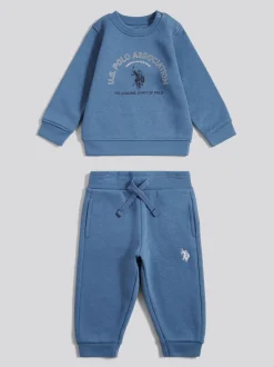 U.S. Polo Assn Ensemble sweat graphique et joggings col rond