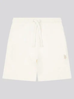 U.S. Polo Assn. Garçons 100% Cotton Double Horsemen Sweat Shorts