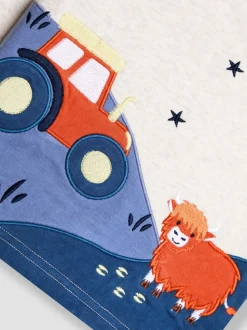 Vache naturelle des Highlands Character - Lot de 2 pyjamas JoJo Maman Bébé Mix And Match