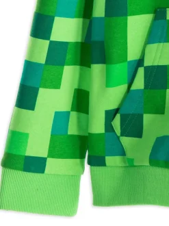 Vanilla Underground 100% Coton Minecraft Garçons Creeper Placement Imprimé Sweat-shirt à capuche