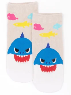 Vanilla Underground Baby Shark Ensemble de 5chaussettes multicolores pour enfant à motif requin
