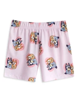 Vanilla Underground Bluey Filles Multicolore Multi Character Lot de 2 Ensemble Pyjamas Manches courtes