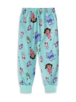 Vanilla Underground Ensemble de 2 pyjamas Dora The Explorer multicolores à manches longues et jambes longues