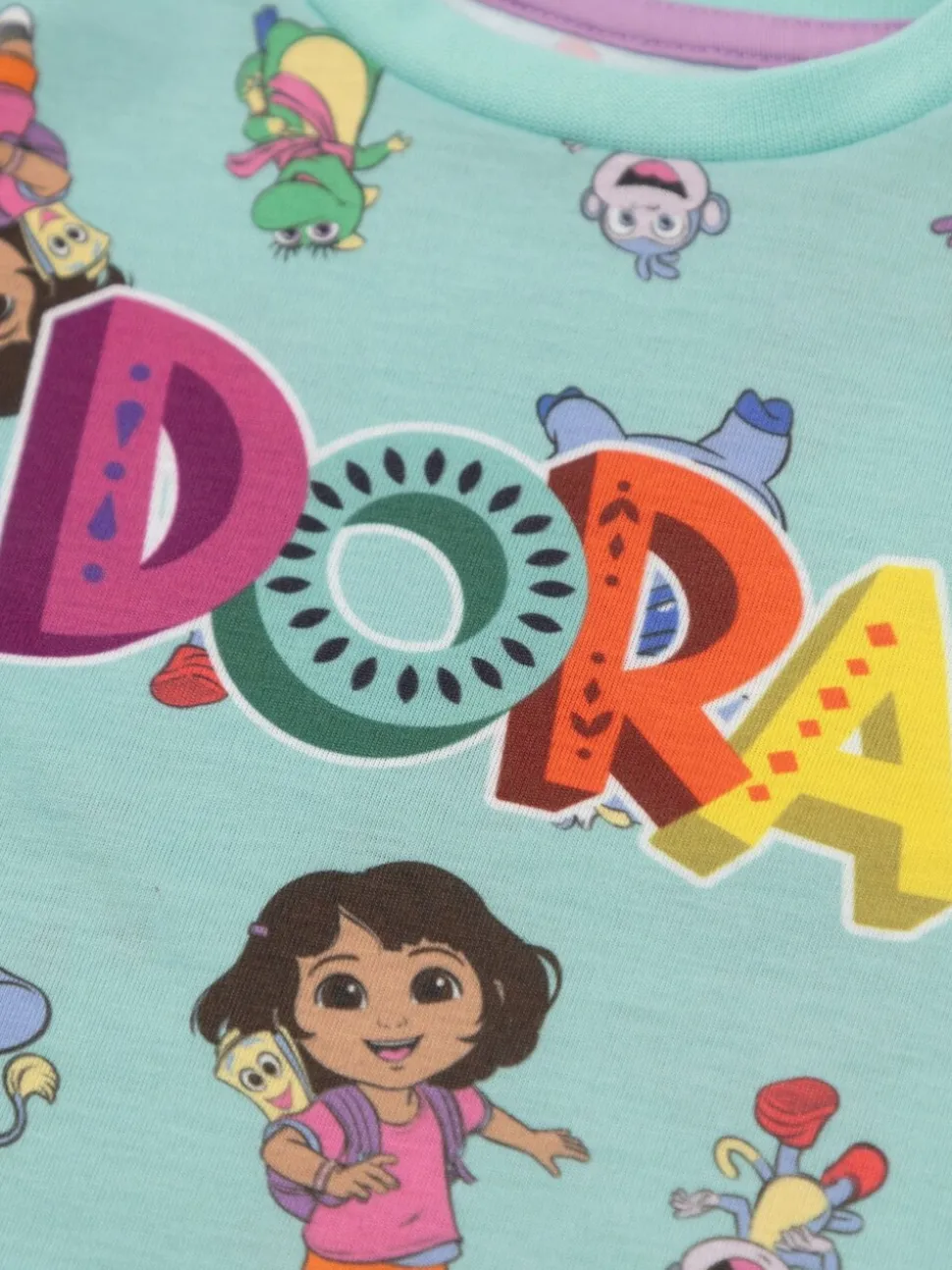 Vanilla Underground Ensemble de 2 pyjamas Dora The Explorer multicolores à manches longues et jambes longues