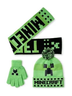 Vanilla Underground Minecraft Garçons Chapeaux, gants et écharpes Set