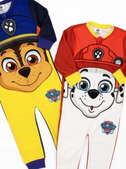 Vanilla Underground Paw Patrol Large Personnage Placement Imprimé Lot Multicolore de 2 onesies