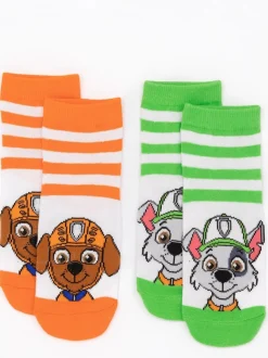 Vanilla Underground Paw Patrol Multicoloured Boys Multi-Character Face Graphic Calf Socks Set of 5
