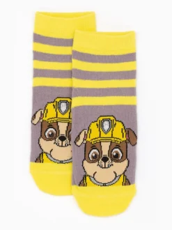 Vanilla Underground Paw Patrol Multicoloured Boys Multi-Character Face Graphic Calf Socks Set of 5