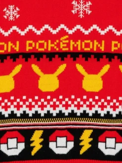 Vanilla Underground Pokemon Pikachu Pull de Noël en maille
