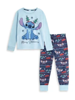 Vanilla Underground pyjama long à manches longues Lilo & Stitch Noël