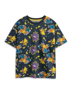 Vanilla Underground Pyjamas en coton Pokemon multicolore à manches courtes Ensemble Lot de 2