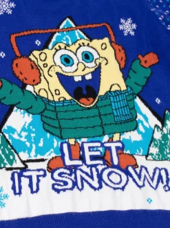 Vanilla Underground SpongeBob SquarePants pull bleu Let It Snow de Noël
