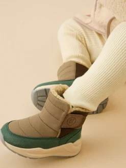 Vert - Bottes de neige matelassées KIDLY by MORI