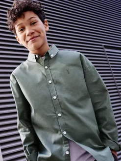 Vert - Chemise Oxford (3-16ans)
