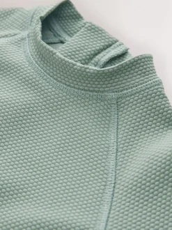 Vert - Ensemble de bain texturé (3mois-7ans)