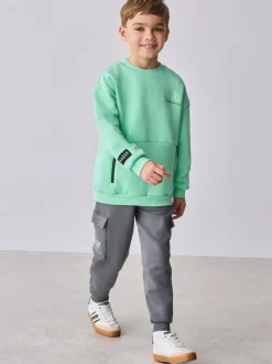 Vert - Ensemble jogging Baker by Ted Baker sweat et cargo