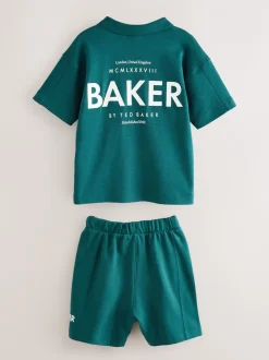 Vert - Ensemble polo et short Baker by Ted Baker Baker by Ted Baker