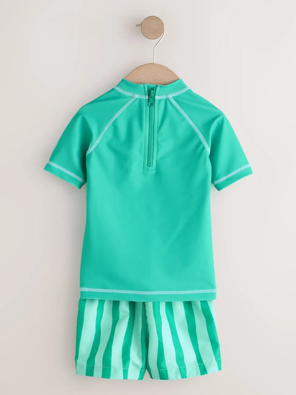 Vert - Ensemble Sunsafe Rash Gilet et short de bain (3mois-7ans)