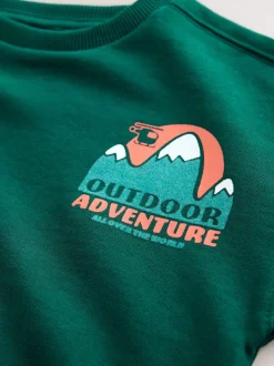 Vert - Ensemble Sweat-shirt et Survêtement utilitaire (3mois-7ans)