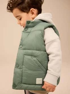 vert - Gilet matelassé (3mths-10yrs)