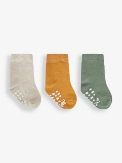 Vert - Jojo Maman Bébé Paquet de 3chaussettes très épaisses
