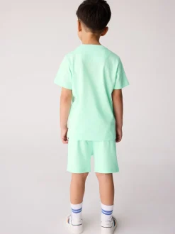 Vert à la menthe - Paul Smith Junior ensemble haut et short garçon