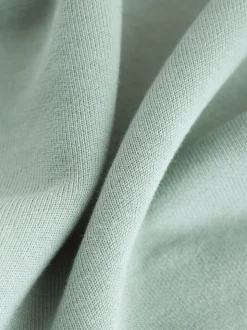 Vert à la menthe - T-shirt épais décontracté (3-16 ans)