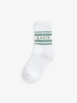 Vert - Lot de 5 chaussettes Baker by Ted Baker garçon