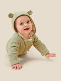 Vert - MORI Combinaison zippée confortable