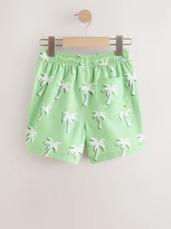 Vert à palmiers - Shorts de bain imprimés (3-16yrs)