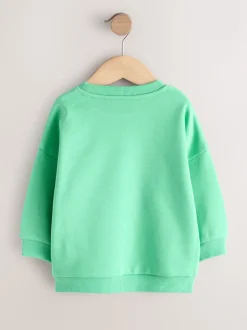Vert à palmiers - Sweat imprimé All-over Col rond (3mois -7ans)