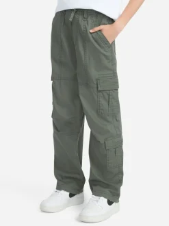 Vert - Pantalon cargo ample Abercrombie & Fitch