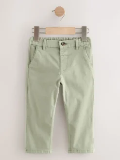 vert - Pantalon chino extensible (3mois-7ans)
