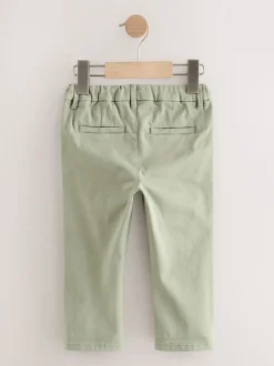 vert - Pantalon chino extensible (3mois-7ans)