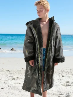 Vert - Peignoir à langer imperméable (3-16ans)