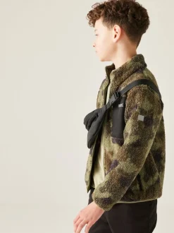 Vert - Regatta Polaire zippée chaude Junior Frankie