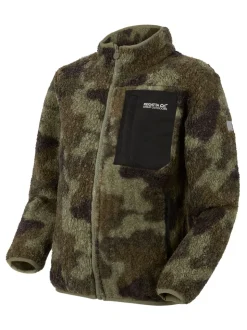 Vert - Regatta Polaire zippée chaude Junior Frankie