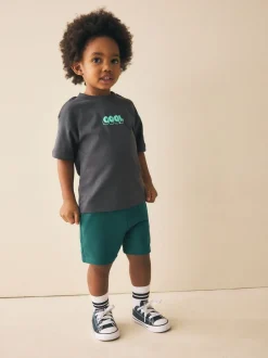 Vert - Short en jersey (3mths-7yrs)