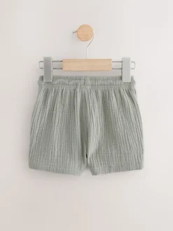 vert - Short texturé doux à enfiler (3mois-7ans)