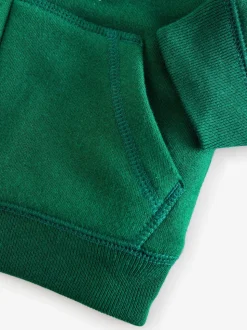 Vert - Sweat-shirt à capuche zippé en sherpa moelleux avec Gap logo (6mois5ans)