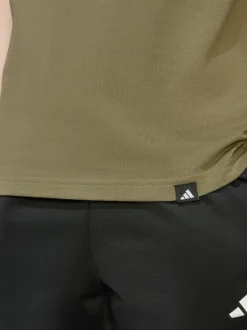 Vert - T-shirt adidas camouflage à imprimé graphique enfant