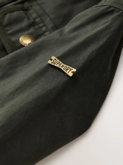 Vert - Veste cirée Superdry