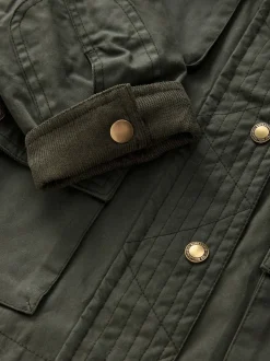Vert - Veste cirée Superdry