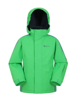 Vert - Veste de ski Mountain Warehouse Raptor enfant