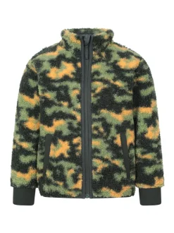 Vert - Veste Mountain Warehouse Wren en imitation peau de mouton