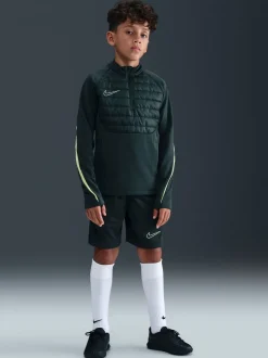 Vert algues foncées - Haut Nike Therma FIT Academy Football Drill
