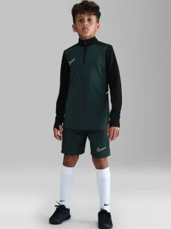Vert algues foncées - Nike Haut de forage semi-zippé Dri-FIT Academy 25