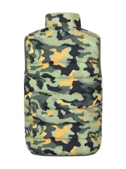 Vert clair - Veste matelassée Mountain Warehouse Rocko imprimée enfant