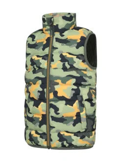 Vert clair - Veste matelassée Mountain Warehouse Rocko imprimée enfant